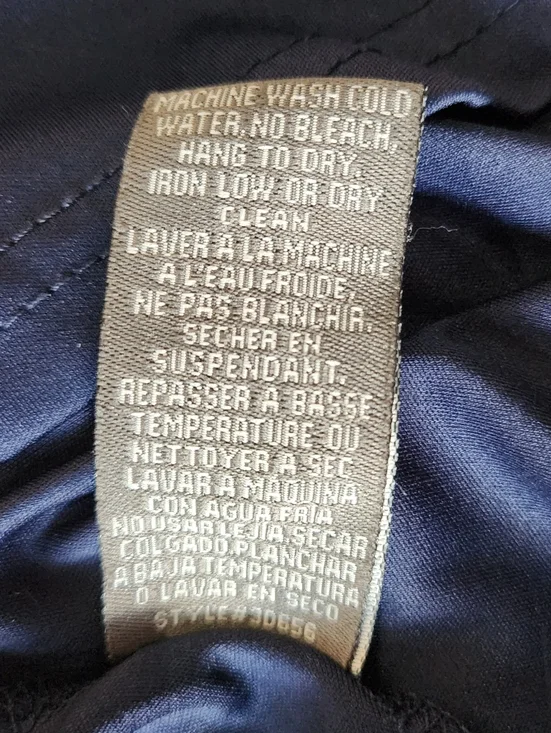 Suzy Shier Navy Lace Midi Dress with Ruffle Detail - Picture 12 of 12